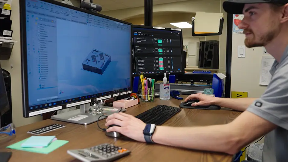 CaseTech engineer designing a case