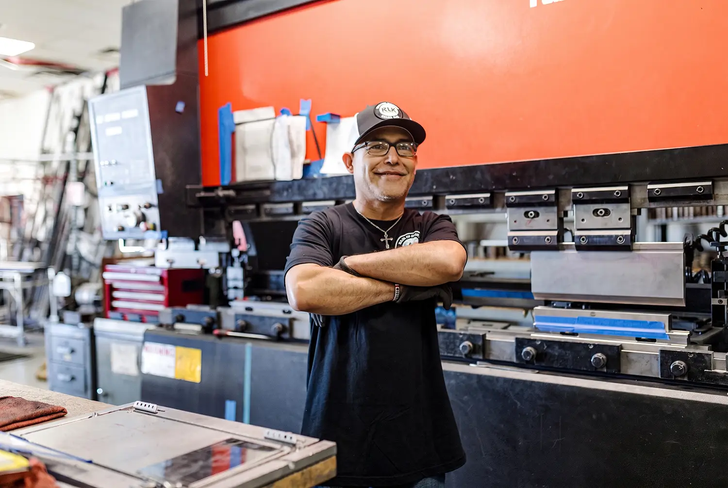 Metal fabrication at the CaseTech facility
