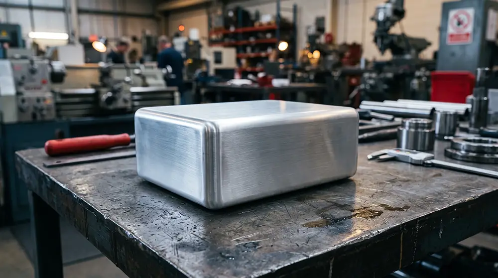 Zero deep-drawn aluminum housing