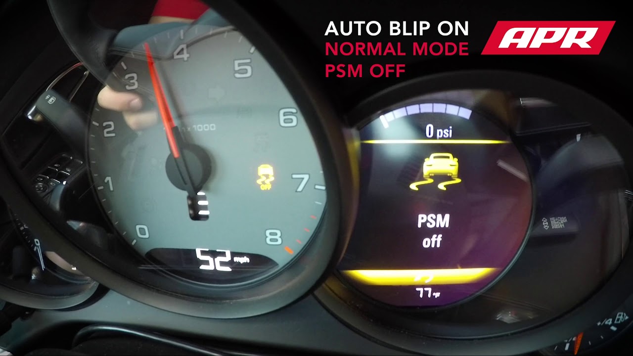 Porsche 911.2 Auto Blip Shift on a Manual Transmission